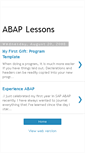 Mobile Screenshot of abaplessons.blogspot.com