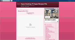 Desktop Screenshot of cajun-cooking.blogspot.com