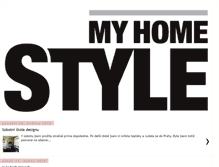 Tablet Screenshot of homestylecz.blogspot.com