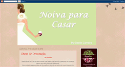 Desktop Screenshot of noivaparacasar.blogspot.com