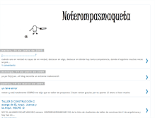 Tablet Screenshot of noterompasmaqueta.blogspot.com