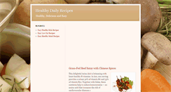 Desktop Screenshot of ezhealthyrecipes.blogspot.com