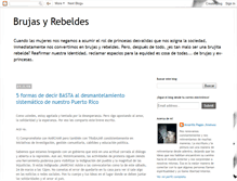 Tablet Screenshot of brujasyrebeldes.blogspot.com