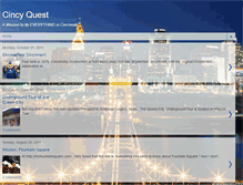 Tablet Screenshot of cincyquest.blogspot.com