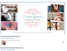 Tablet Screenshot of carolinegimenes.blogspot.com