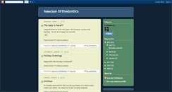 Desktop Screenshot of isaacsonorthodontics.blogspot.com