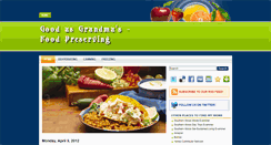 Desktop Screenshot of foodpreservationtips.blogspot.com