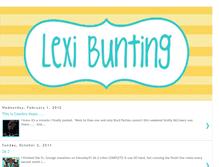 Tablet Screenshot of lexibunting.blogspot.com