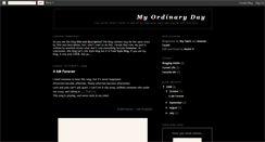 Desktop Screenshot of just-ordinaryday.blogspot.com