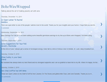 Tablet Screenshot of bohowirewrapped.blogspot.com