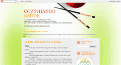 Desktop Screenshot of cozinhando-saude.blogspot.com