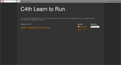 Desktop Screenshot of c4thrunners.blogspot.com