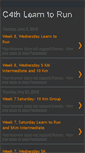 Mobile Screenshot of c4thrunners.blogspot.com