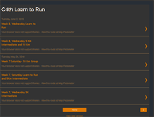 Tablet Screenshot of c4thrunners.blogspot.com
