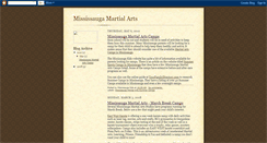 Desktop Screenshot of mississaugamartialarts.blogspot.com