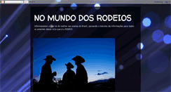 Desktop Screenshot of nomundodosrodeios.blogspot.com