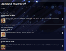 Tablet Screenshot of nomundodosrodeios.blogspot.com