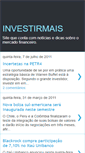 Mobile Screenshot of investirmais.blogspot.com