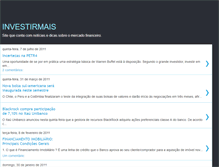 Tablet Screenshot of investirmais.blogspot.com