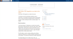 Desktop Screenshot of cheekyzero2.blogspot.com