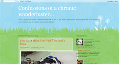 Desktop Screenshot of confessionsofachronicwanderluster.blogspot.com