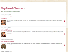 Tablet Screenshot of play-basedclassroom.blogspot.com