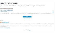 Tablet Screenshot of mkt-421-final-exam.blogspot.com