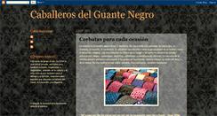 Desktop Screenshot of guante-negro.blogspot.com