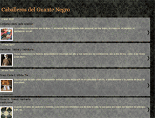 Tablet Screenshot of guante-negro.blogspot.com