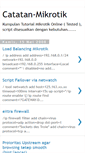 Mobile Screenshot of catatan-mikrotik.blogspot.com