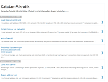 Tablet Screenshot of catatan-mikrotik.blogspot.com