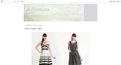 Desktop Screenshot of fabshionista.blogspot.com