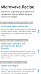 Mobile Screenshot of microwave-recipe.blogspot.com