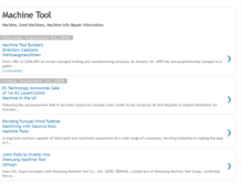 Tablet Screenshot of machine-tool-info.blogspot.com