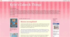Desktop Screenshot of kyliescakesnthings.blogspot.com