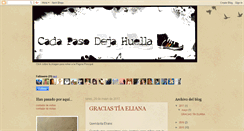 Desktop Screenshot of cadapasodejahuella.blogspot.com