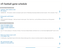 Tablet Screenshot of nflfootballgameschedule.blogspot.com