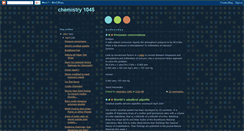 Desktop Screenshot of chemistryhonors1045.blogspot.com