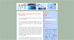 Desktop Screenshot of e-waterionizers.blogspot.com