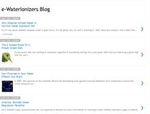 Tablet Screenshot of e-waterionizers.blogspot.com