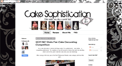 Desktop Screenshot of cakesophistication.blogspot.com