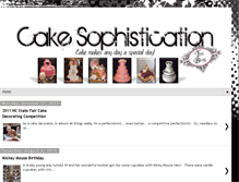 Tablet Screenshot of cakesophistication.blogspot.com