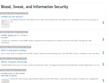 Tablet Screenshot of bloodsweatinfosec.blogspot.com