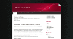 Desktop Screenshot of ingresantesfhuc.blogspot.com