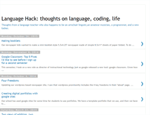 Tablet Screenshot of languagehack.blogspot.com