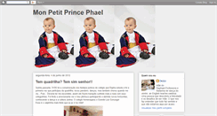 Desktop Screenshot of monpetitprincephael.blogspot.com