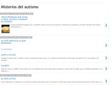 Tablet Screenshot of misteriosdelautismo.blogspot.com