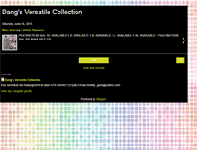 Tablet Screenshot of dangsversatilecollection.blogspot.com