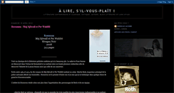 Desktop Screenshot of aliresilvousplait.blogspot.com