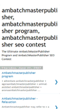 Mobile Screenshot of ambatchmasterpublisherprogram.blogspot.com